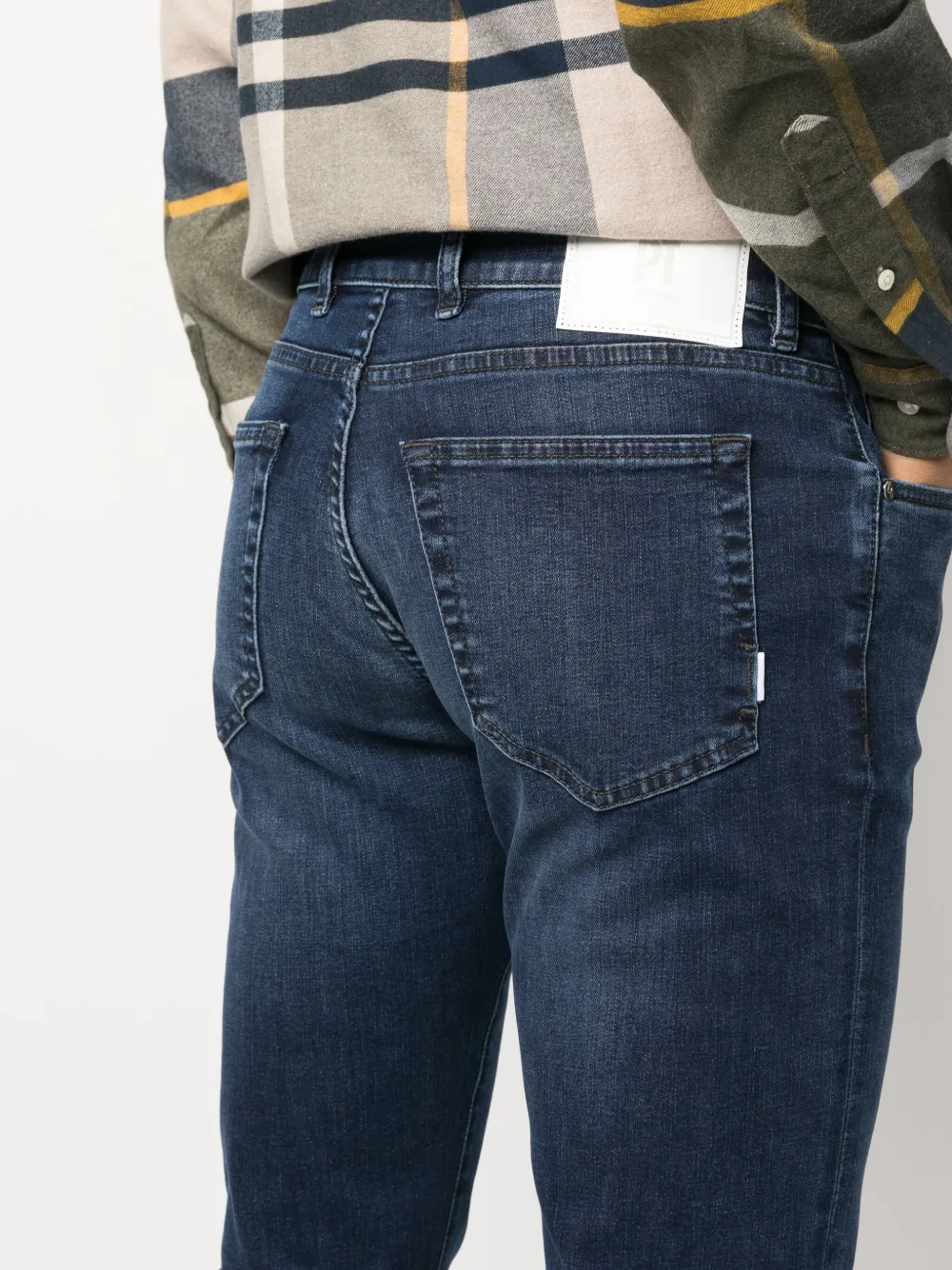 PT Torino Ausgeblichene Slim-Fit-Jeans | Image 5