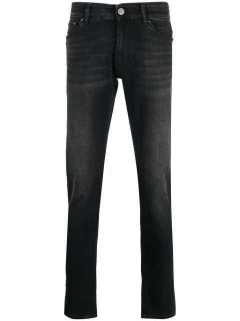 PT Torino washed denim slim-cut jeans
