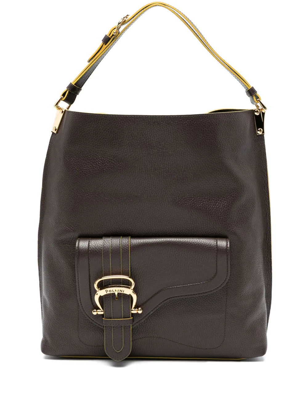 Pollini Mastery Leather Shoulder Bag - Farfetch