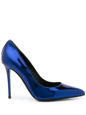 Metallic on sale blue pumps