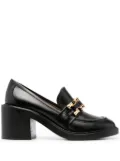 Roberto Festa Cuir 75mm block-heel loafers - Black