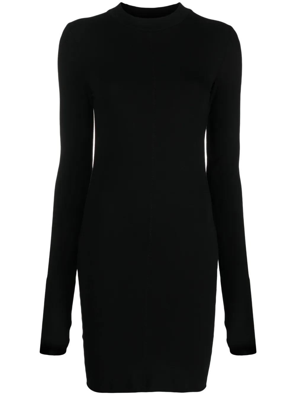 Thom Krom Decorative-stitching Jersey Minidress In Black