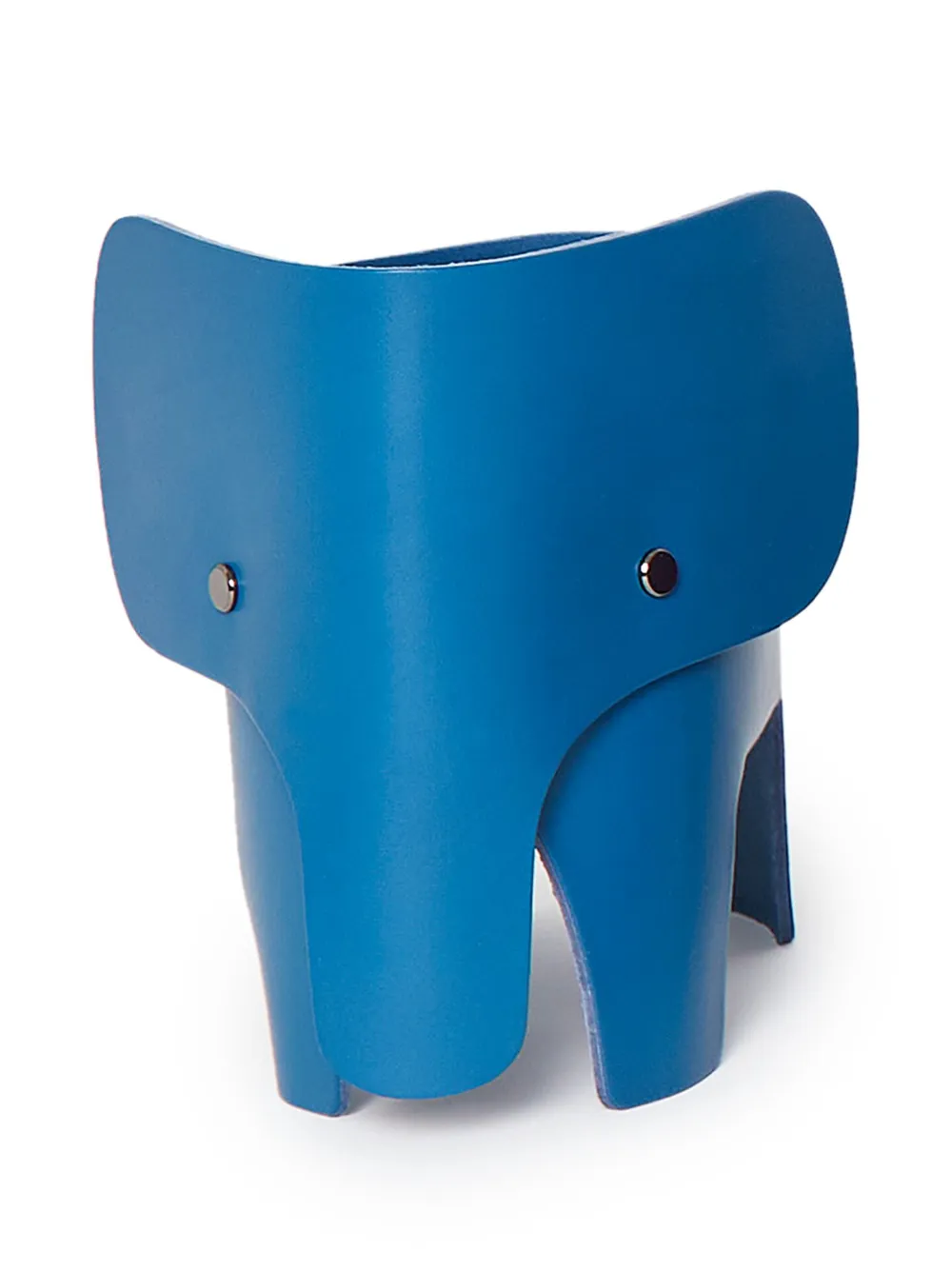 Eo Elephant Leather Lamp In Blue