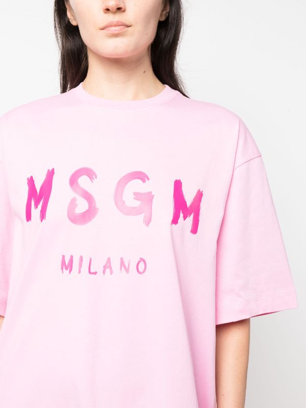 MSGM ロゴ Tシャツワンピース - Farfetch