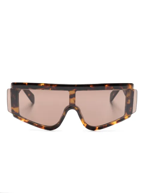 Retrosuperfuture lentes de sol Zed Burnt con armazón geométrica