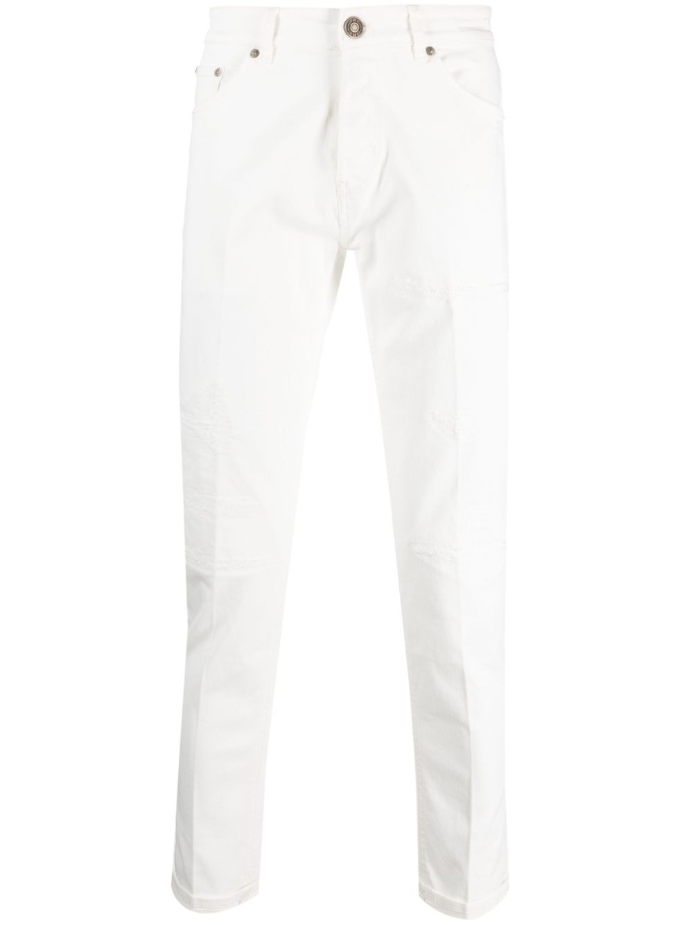 stretch-cotton slim-cut jeans