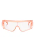 Retrosuperfuture Zed geomnetric-frame sunglasses - Orange