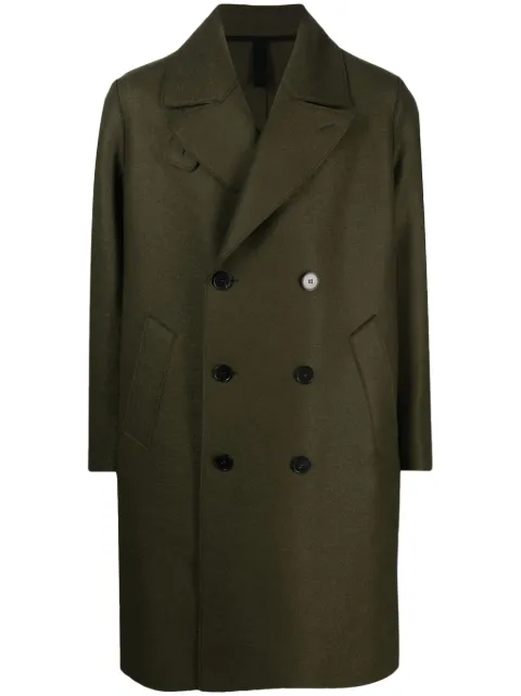 Harris Wharf London double-breasted tailored coat