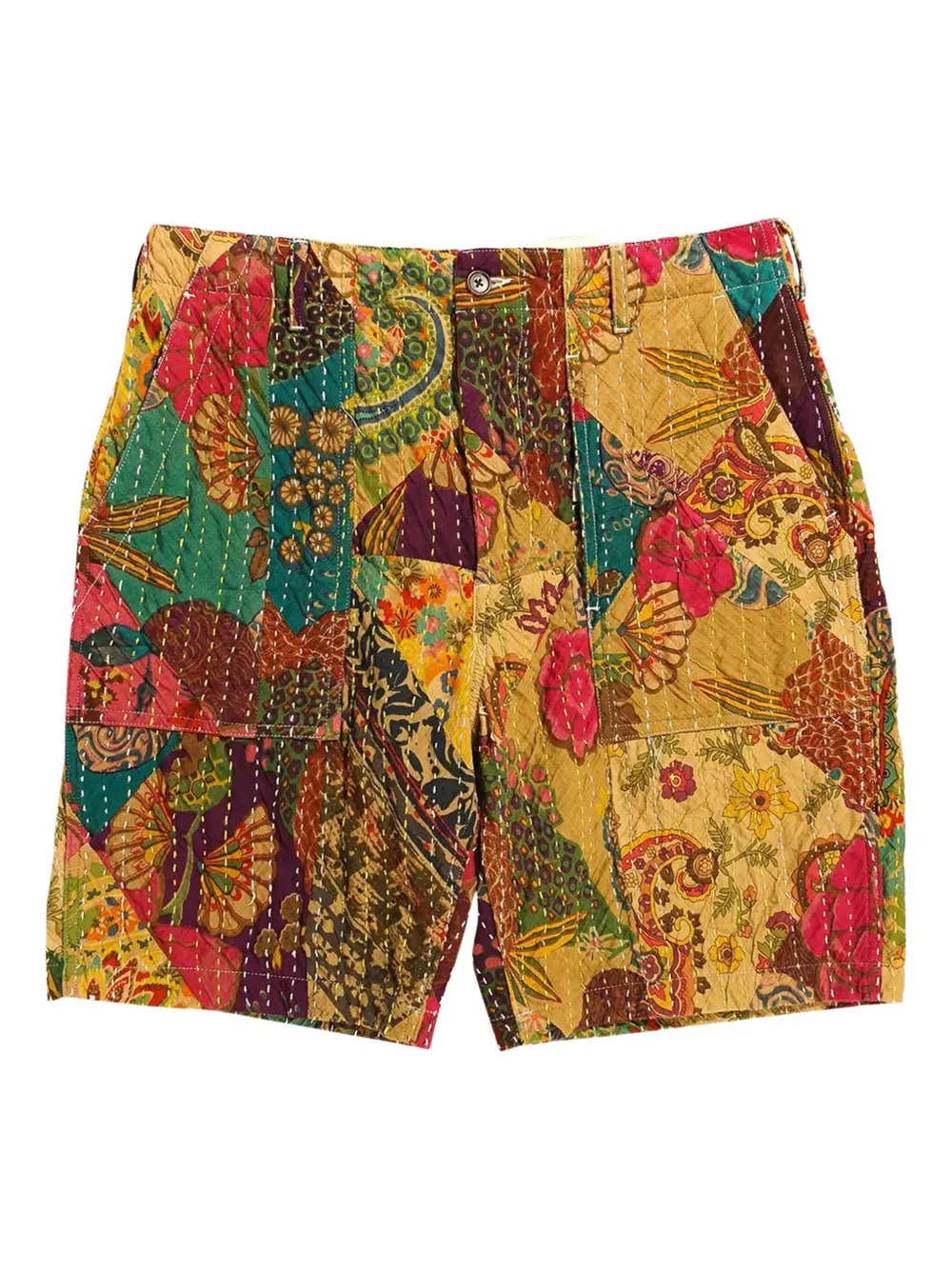 patchwork shorts