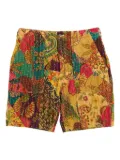 Engineered Garments patchwork shorts - Yellow