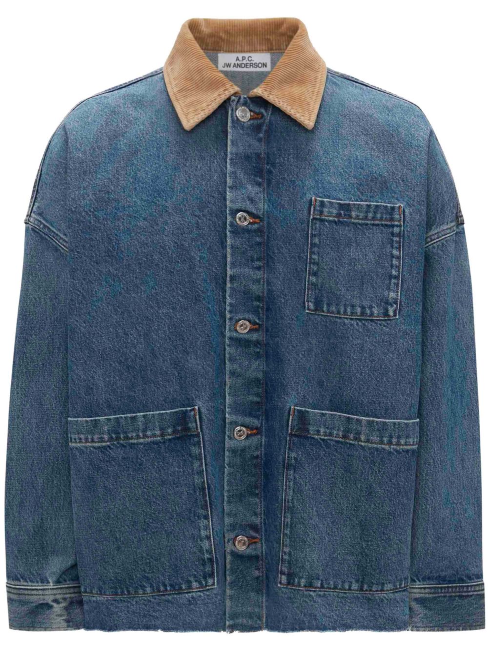Jw Anderson Veste Martin-denim Jacket In Blue