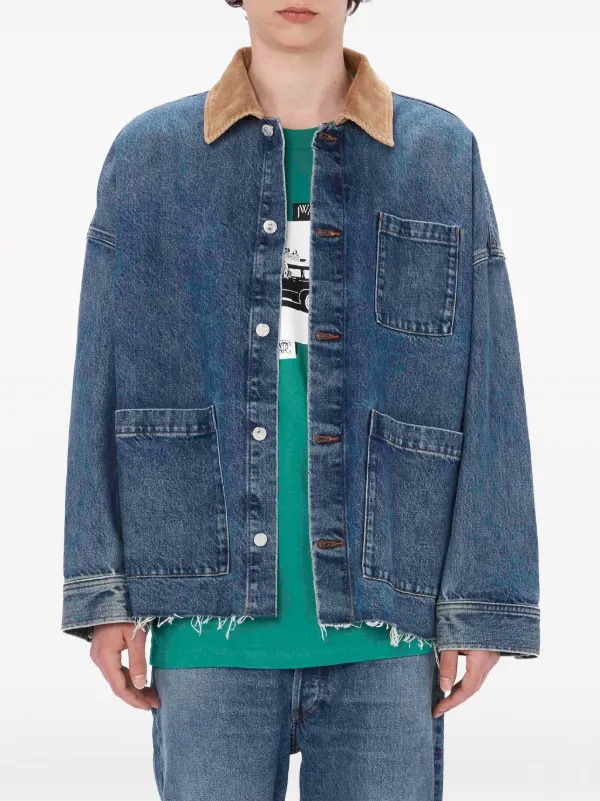 Apc denim cheap jacket mens