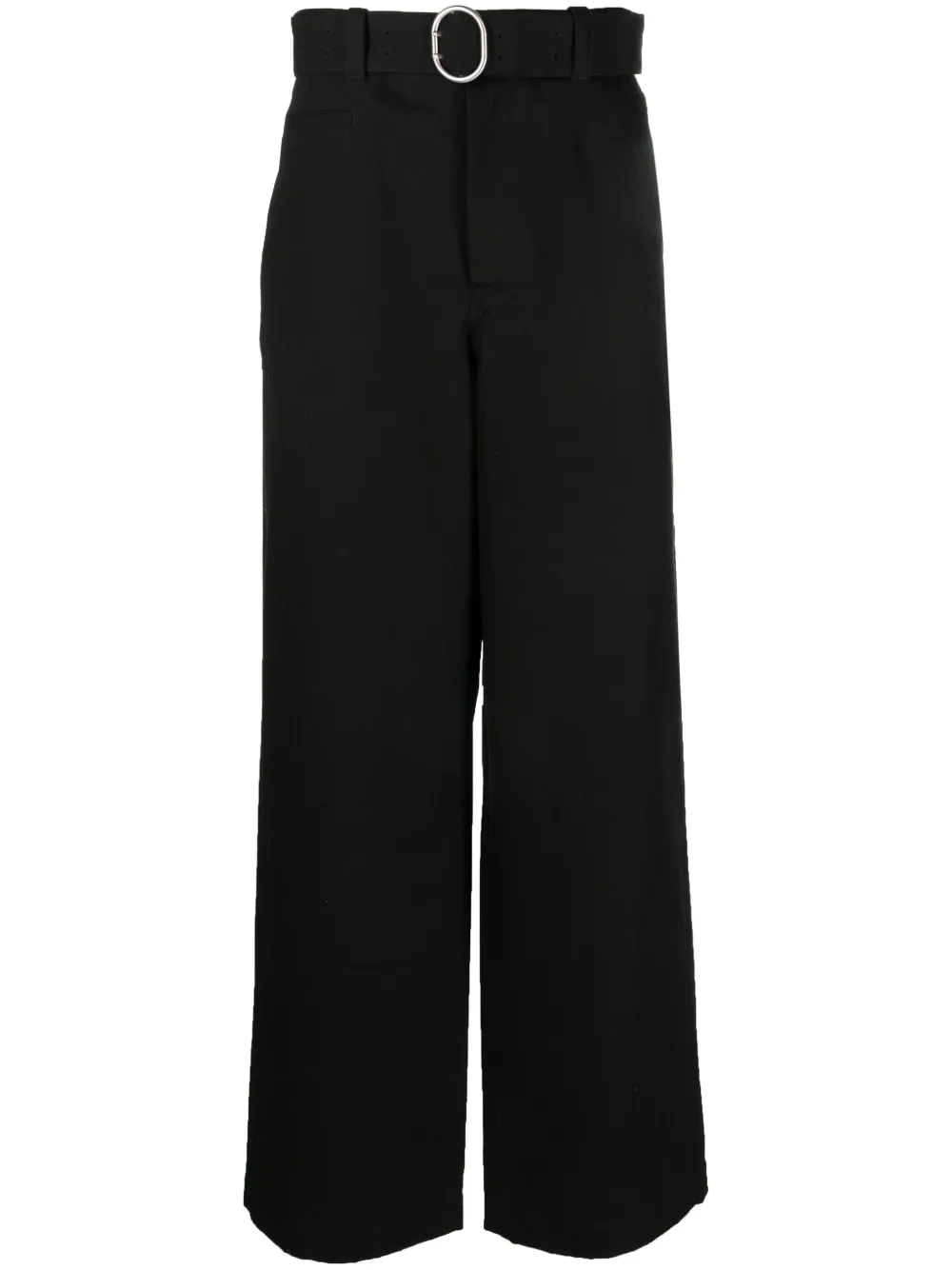 Jil Sander belted-waist wide-leg Trousers - Farfetch