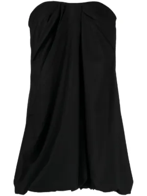 Bcbg black strapless clearance dress