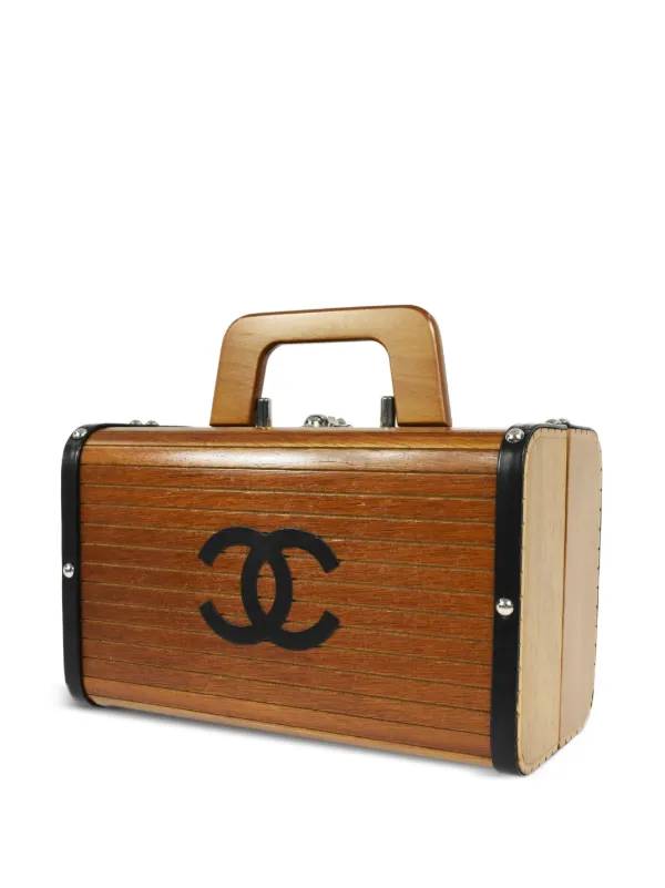 CHANEL Pre-Owned 1995 ココマーク バニティバッグ | ブラウン