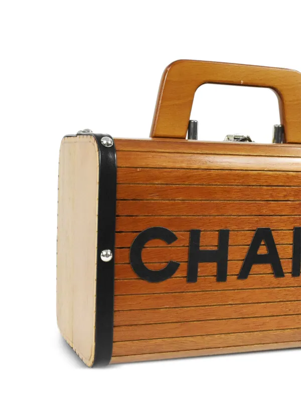 CHANEL Pre-Owned 1995 ココマーク バニティバッグ | ブラウン