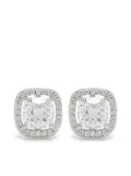 APM Monaco embellished square stud earrings - Silver