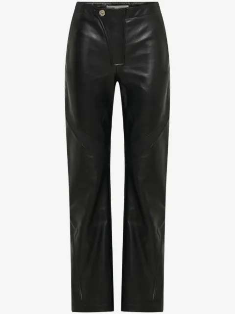 Dion Lee panelled leather trousers