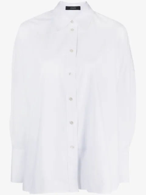 JOSEPH side-slit poplin shirt
