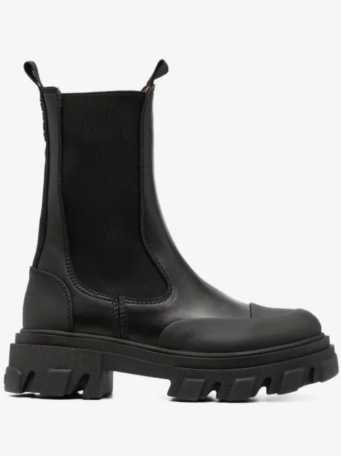 GANNI Chelsea-Boots mit dicker Sohle