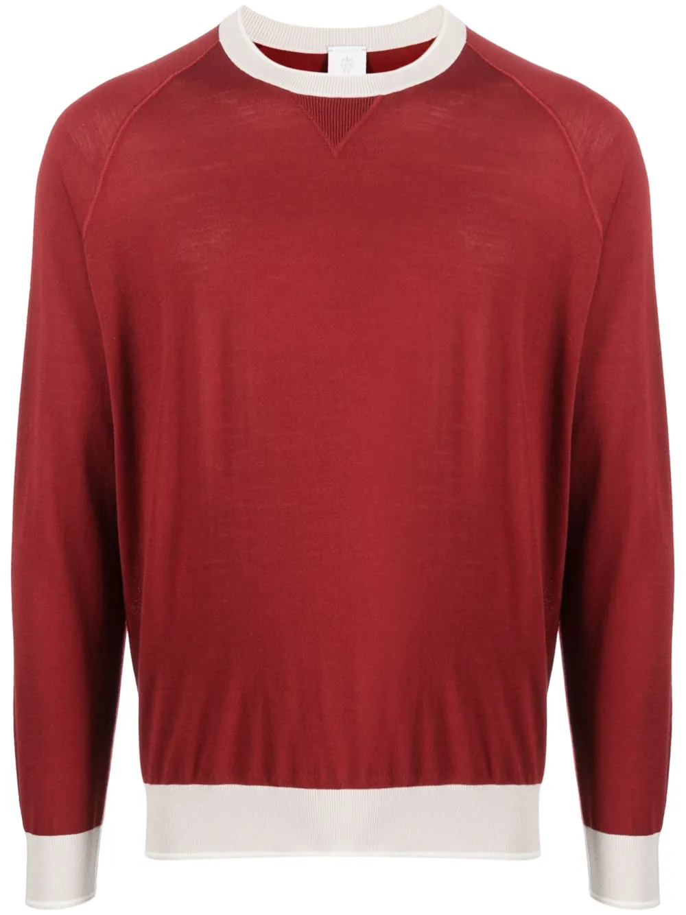 Eleventy Trui met ronde hals Rood