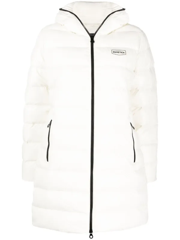 Down feather puffer coat on sale