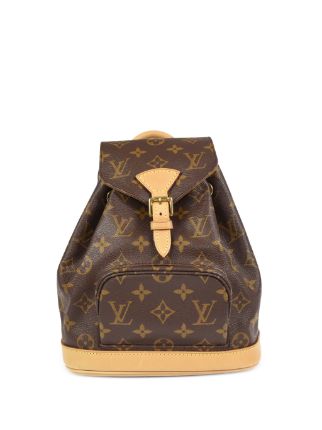 Pre-Owned Louis Vuitton Montsouris MM Brown 