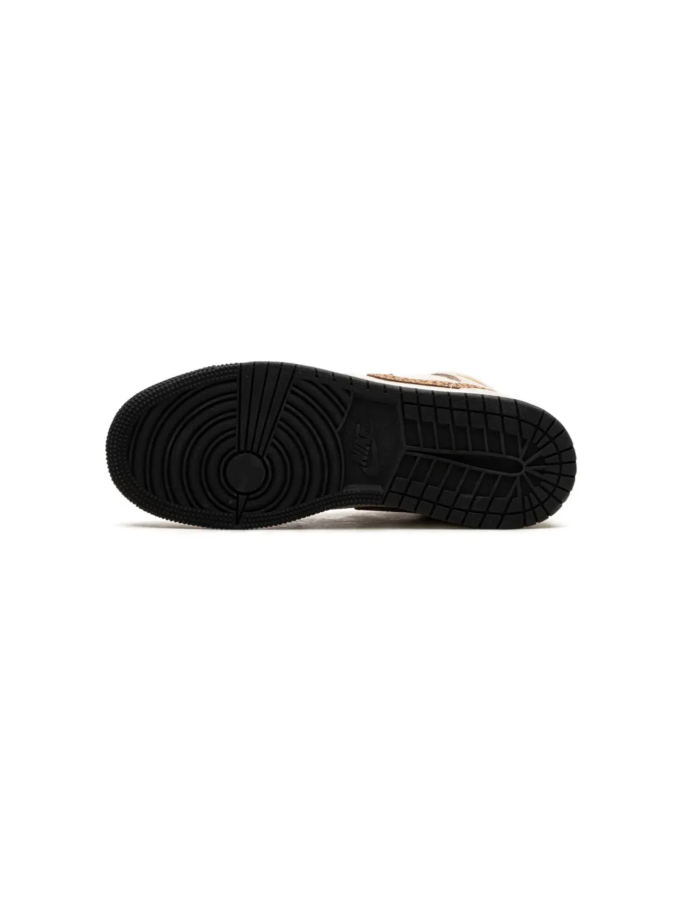 JORDAN AIR JORDAN 1 MID SE "BROWN ELEPHANT" SNEAKERS