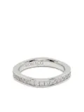 APM Monaco Dainty pavé embellished ring - Silver