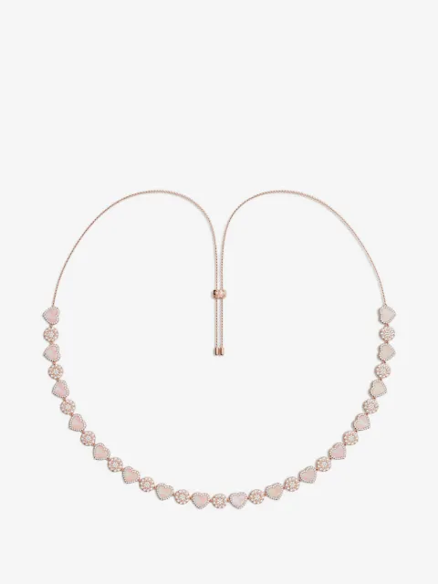 APM Monaco Heart & Dot adjustable necklace