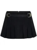 Dion Lee safety-slider pleated miniskirt - Black