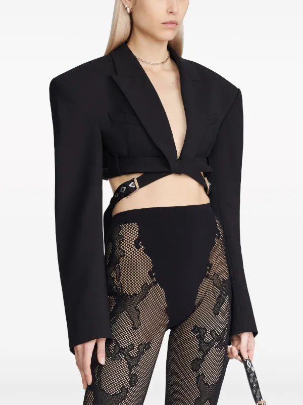 Top cropped clearance com blazer
