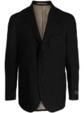 Man On The Boon. textured single-breasted blazer - Black