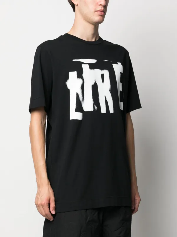 【関税込み】1017 ALYX 9SM ブラック グラフィックTシャツ 1017 ALYX 9SM graphic-print cotton-blend T-Shirt | Black