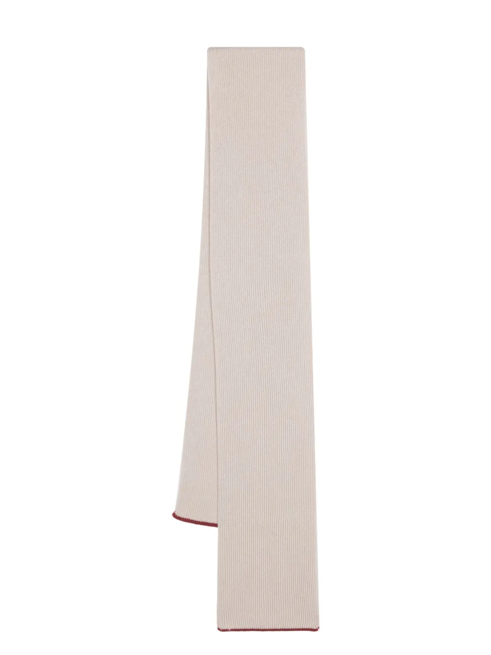 ELEVENTY RIBBED-KNIT CASHMERE SCARF