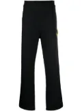 BARROW logo-patch cotton track pants - Black