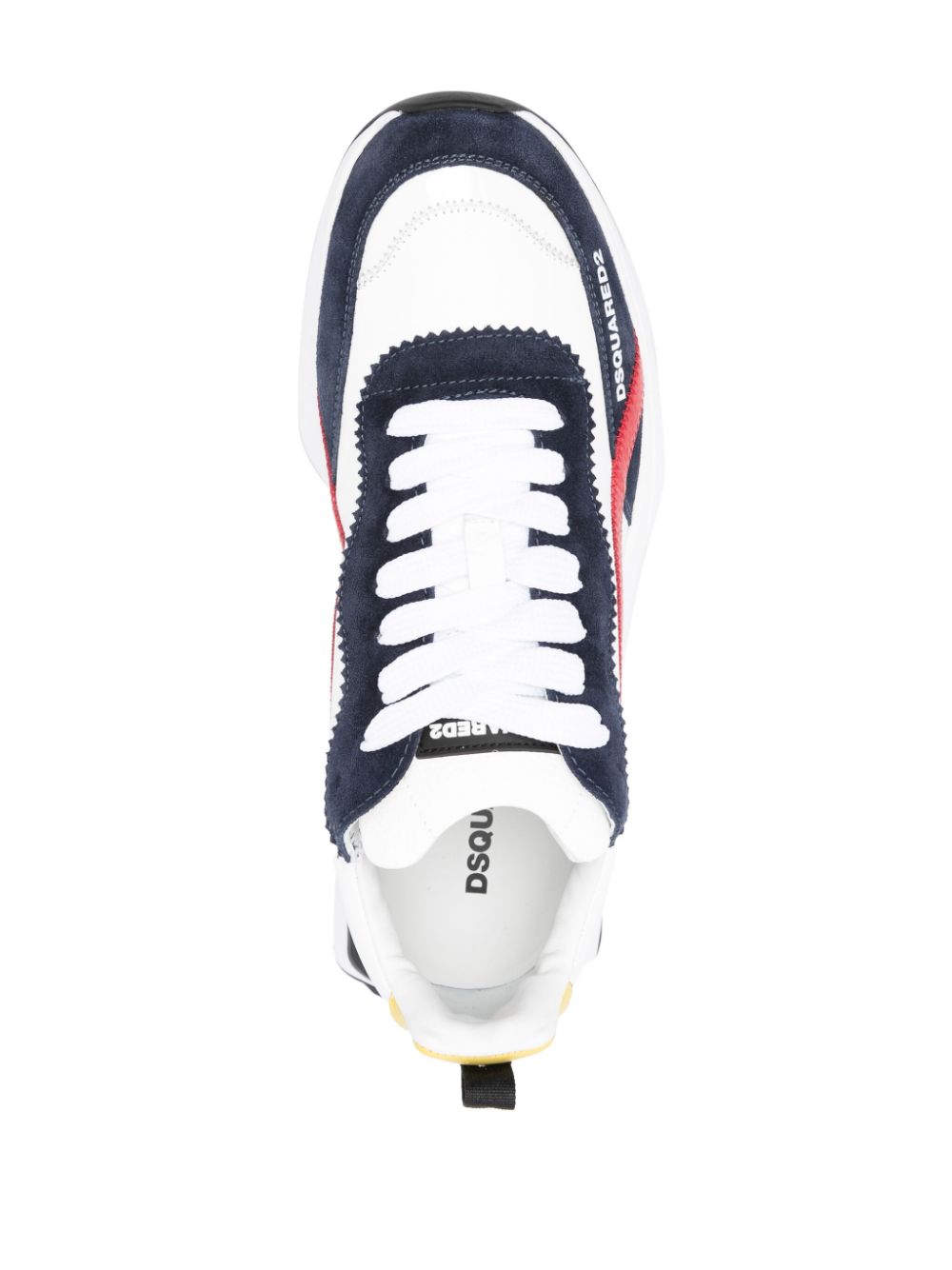 logo-patch lace-up sneakers