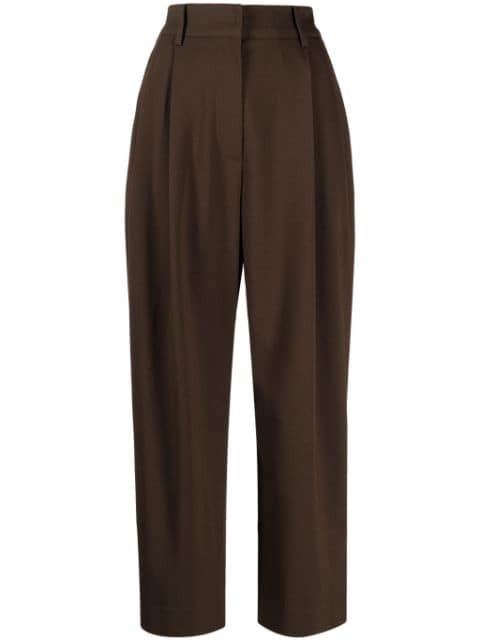 STUDIO TOMBOY pleat-detailing cropped trousers 