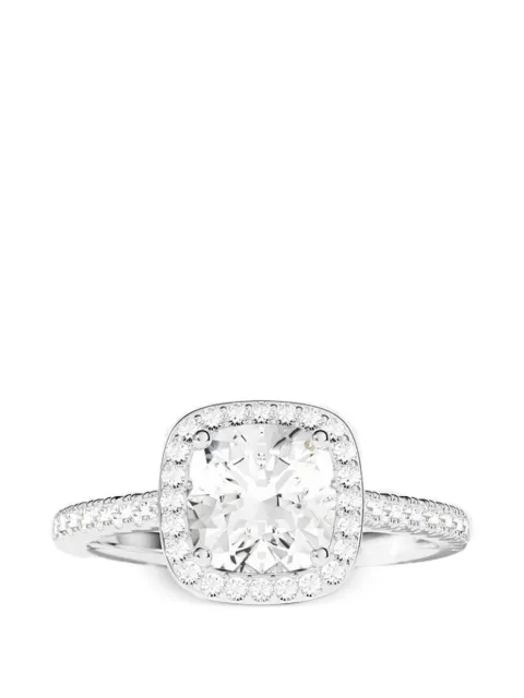 APM Monaco small Square pavé ring