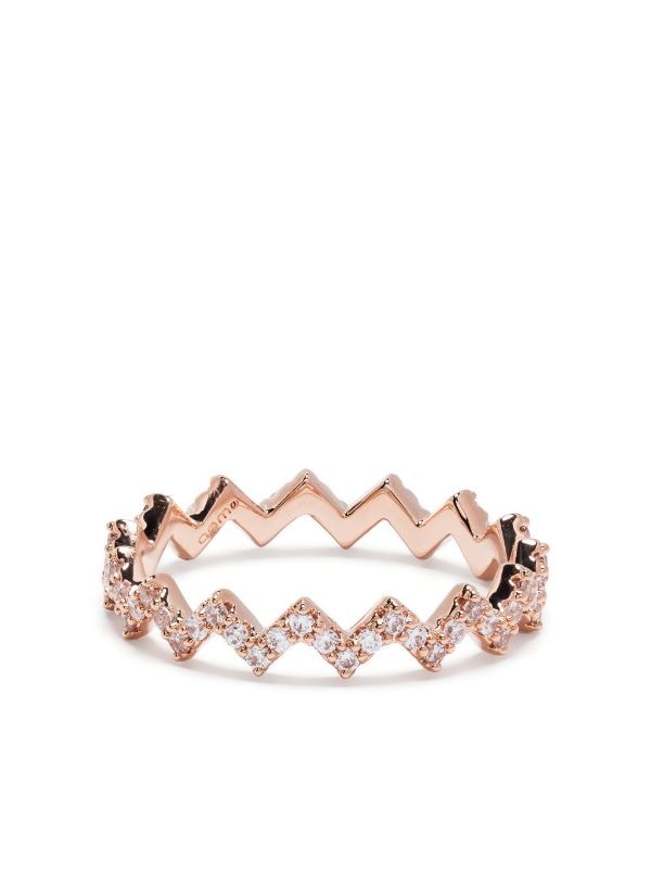 APM Monaco Up And Down Embellished Ring Farfetch