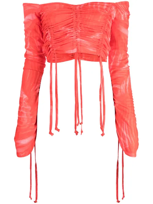 Haut crop plissé - CANNARI CONCEPT - Modalova