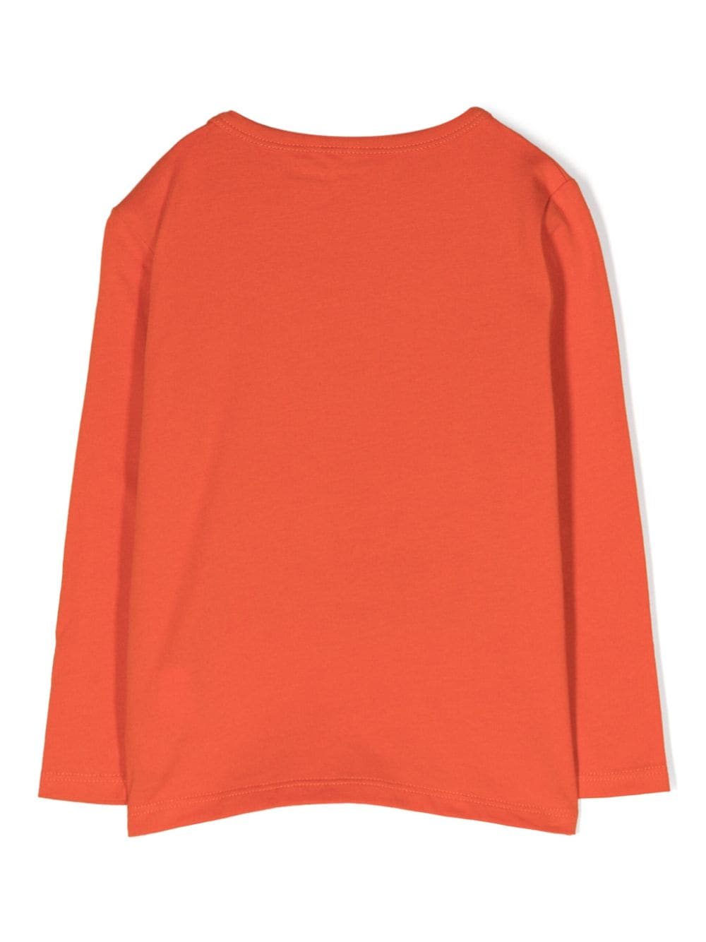 Shop Stella Mccartney Floral-print Cotton T-shirt In Orange