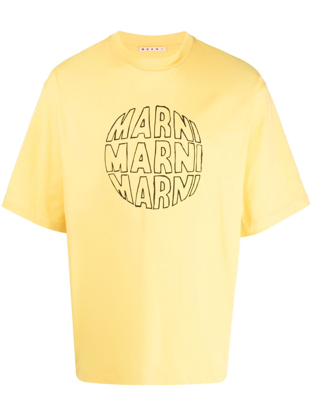 Marni logo-print Cotton T-Shirt - Farfetch