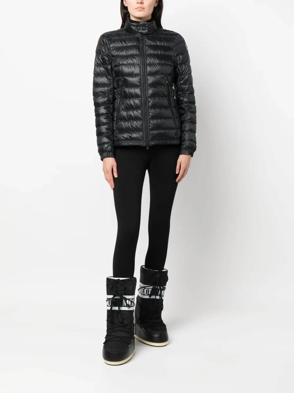 Moncler Grenoble Gewatteerde sjaal - Zwart
