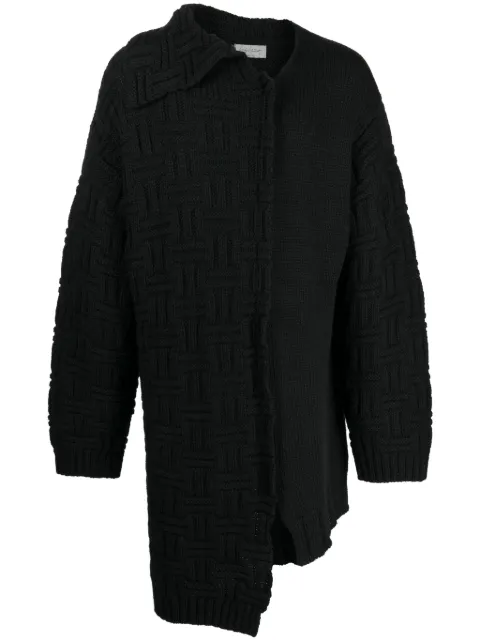 Yohji Yamamoto asymmetric wool jumper