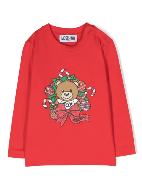 Moschino Kids Teddy Bear graphic-print sweatshirt