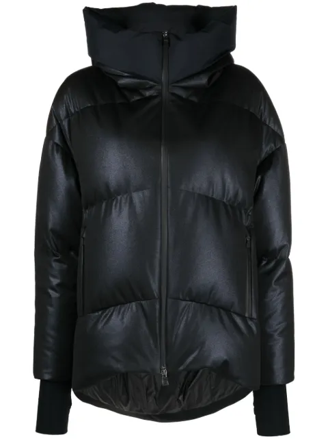 Herno hooded feather-down coat