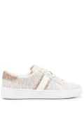 Michael Michael Kors monogram-print round-toe sneakers - Neutrals
