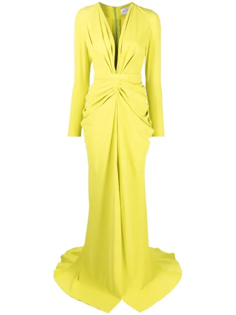 Ana Radu plunging V-neck gown