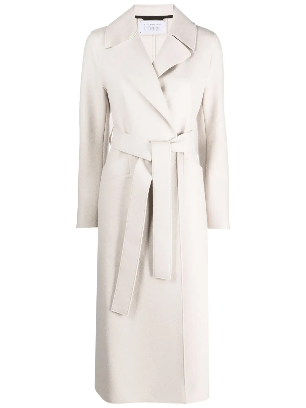 Harris Wharf London Trenchcoat met gekerfde revers Beige